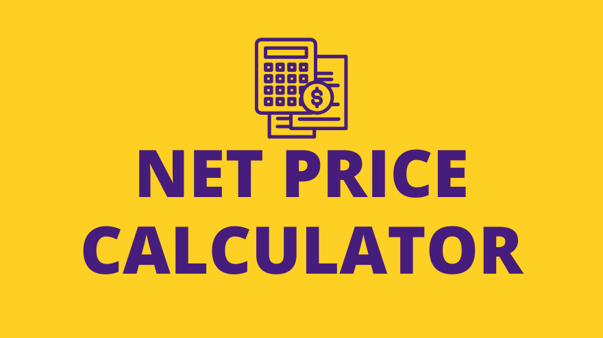 LSUS net price calculator graphic