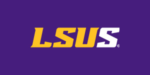 Secondary LSUS Athletics logo on a purple background. The letters &ldquo;LSU&rdquo; are in gold, and the letter &ldquo;S&rdquo; is in white.