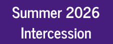 summer 2026 intercession