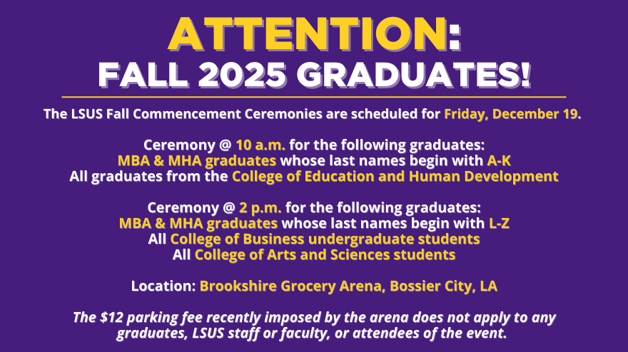 Fall 2025 Commencement Details